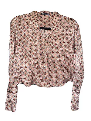 $13.33 • Buy Zara Long Sleeve Blouse Small