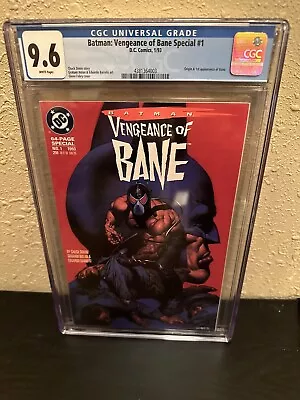 Batman Vengeance Of Bane #1 CGC 9.6- First Print - 1st Appearance Bane • $185