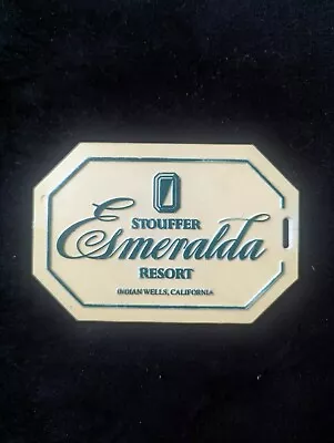 Vintage GOLF BAG TAG Stouffer Esmeralda Indian Wells CA • $19.99