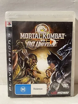 Mortal Kombat Vs DC Universe PlayStation 3 PS3 - Complete With Manual VGC • $11.52