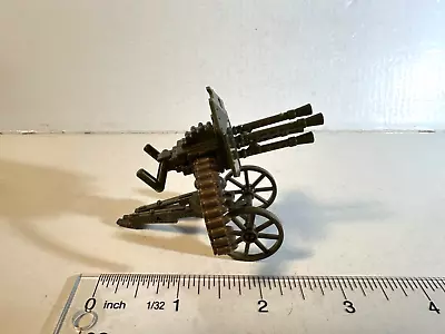 World War 2 Plastic Heavy Wheeled Anti-aircraft Gun.  Swivels On Tripod. • $6