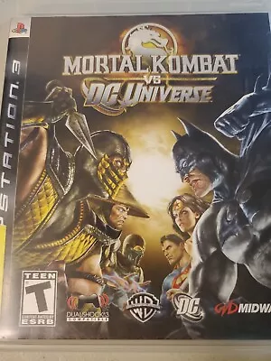 Mortal Kombat Vs. DC Universe - Playstation 3 PS3 CIB (Black Label) TESTED • $9.99