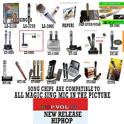 Entertech Magic Sing Karaoke Mic Pop 17 New Release Teens Favorite Songchip • $34