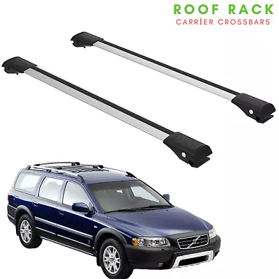 Fits  Volvo XC70 2000-2006 Roof Rack Cross Bars Luggage Carrier Silver  • $129.99
