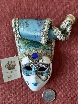 Maschera Del Galeone Masquerade Mini Mask Hand Made In Venice Italy • $19.99