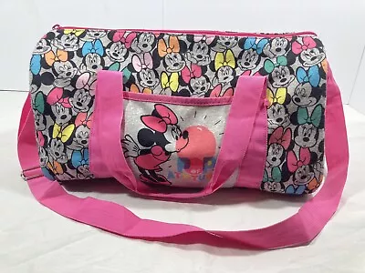 Disney Store Minnie Mouse Ballet Bag Girls Dance Duffel Weekender Pink Tote • $32