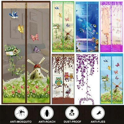 £10.98 • Buy Magic Door Screen Magnetic Mesh Net Anti Mosquito Insect Fly Bug Curtain Screen
