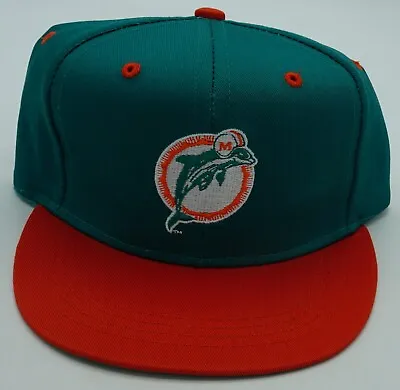 NFL Miami Dolphins Logo 7 Infants Adjustable Elastic Back Vintage Cap Hat NEW! • $11.99