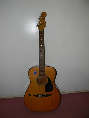 Vintage Fender AVALON  Natural Acoustic Guitar • $189