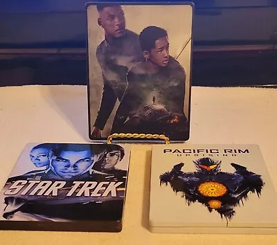 Science Fiction Blu-ray Dvd Steelbooks | Star Trek | Pacific Rim | After Earth  • $29.98