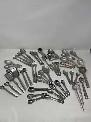 Aluminum Measuring Spoon Standard $9.99 Per 4 Size Mirro S-2586-15 Vintage EB731 • $8.71