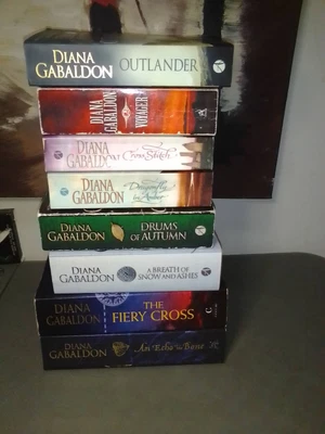 $65 • Buy Diana Gabaldon Books X8. Outlander Series. Historical Romance & Mystery