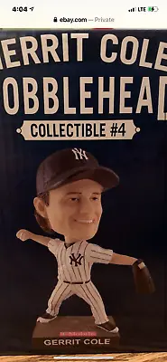 $39.90 • Buy Gerrit Cole New York Yankees Bobblehead SGA 9/30/2022