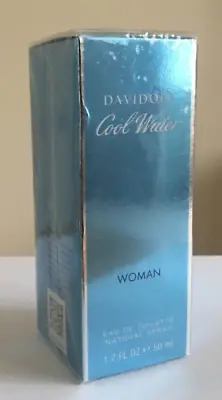 Davidoff Cool Water Woman 50ml Eau De Toilette Spray - BRAND NEW & SEALED • £15.95