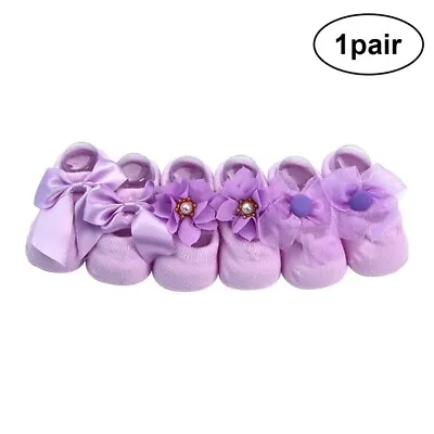£3.83 • Buy Anti Trainer Socks Cotton Foot Non- Summer Toddler Baby