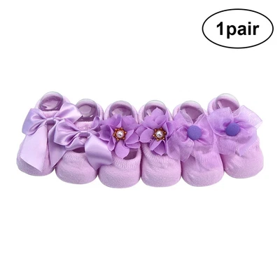 £3.83 • Buy Anti Trainer Socks Cotton Foot Non- Summer Toddler Baby