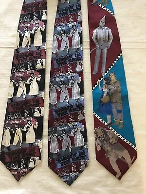 Vtg American Film Classic Lot Of 3  Neckties • $21.99