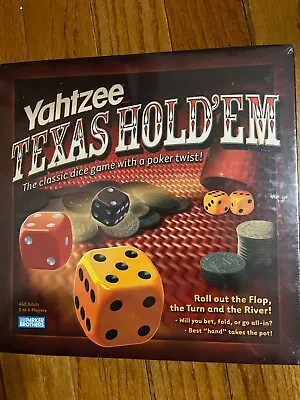 Yahtzee Texas Hold'Em Poker Dice Game Parker Brothers VTG 2004 • $22