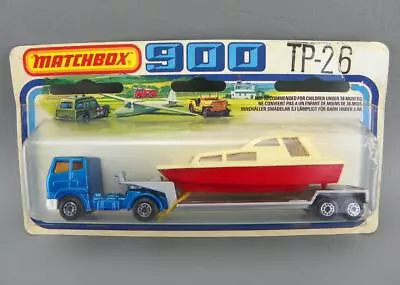 Vintage Matchbox 900 Lesney Diecast TP-26 Atriculated Boat Transporter Truck NEW • $69.97