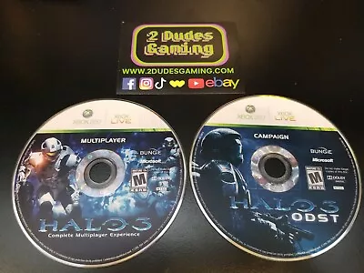 Halo 3: ODST | (Xbox 360 2009) Campaign And Multiplayer Discs Only • $7.58