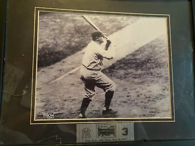 Babe Ruth 60th Home Run 1927 Framed Picture • $100