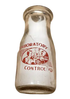 $3 • Buy Vintage Glass Bottle. PET Dairy Products CO. Half Pint Bottle. Milk Bottle.