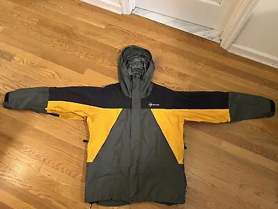 Vintage Moonstone Large Goretex Shell W/ Hood And Pit Zips - Made In USA - READ • $69