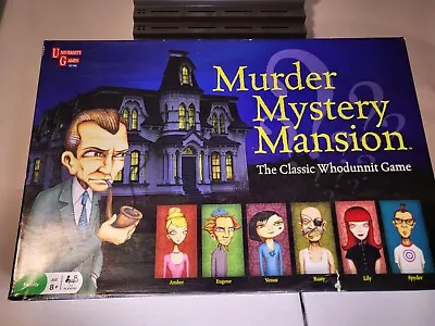 Murder Mystery Mansion: The Classic Whodunnit Game Board University Complete! • $14.99