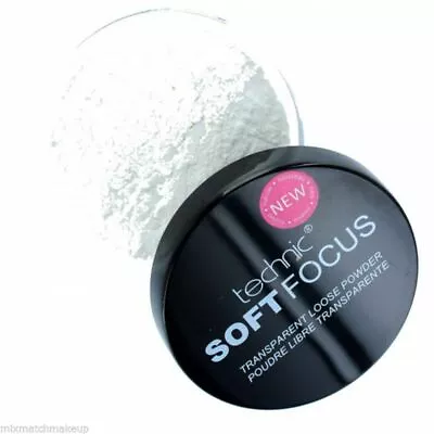 Technic Soft Focus Transparent Loose Finishing Setting Fixing MakeUp Face Powder • £4.99