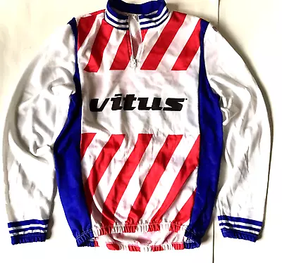 VITUS W's EU ITALY III 3 US S-M Cycling Bike Jersey Vintage Red-White-Blue Flag • $39.75