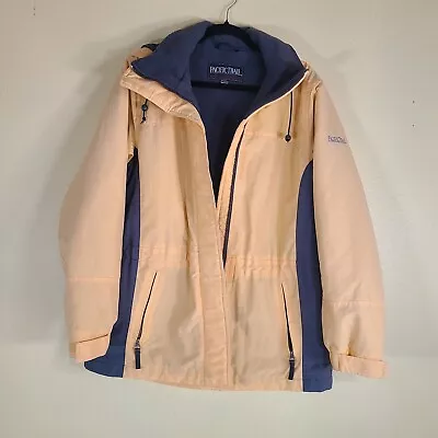 $15 • Buy Pacific Trail Womens Hooded Jacket Coat Yellow Fleece Lined Size Medium  Winter 