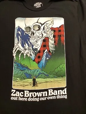 Zac Brown Band Shirt Size L 2022 Tour 2 Sided W Dates Eric Church • $18