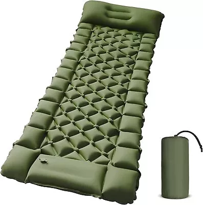 Sleeping Pad Ultralight Inflatable Mat Compact Air Mattress Backpacking Hiking • $74.99