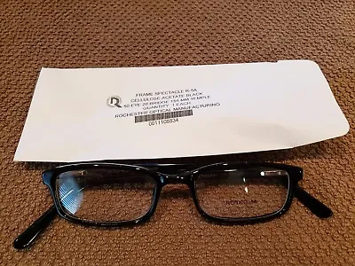 ROMCO R 5A Military Eyeglass Frames Black 50 20 155 NEW  • $29.99