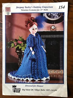 Jacquay Yaxley Knitting Emporium EX0073 Knitting Pattern Victorian Costume Doll • £2.75