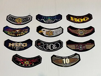 90s Y2K Harley Davidson Owners Group Vintage Motorcycle Member Patches Lot HOG • $79.99