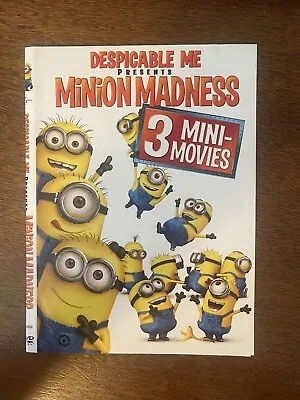 Despicable Me: Minion Madness - DVD & Cover Art Only–Case Is Available-Read Belo • $2.35
