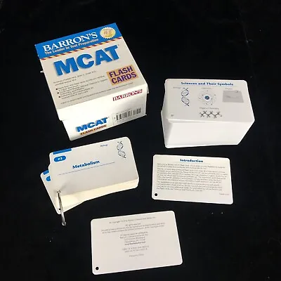 Barron's MCAT Flash Cards Kupillas Drolet Giovine Over 400 Cards 2010 Used Good • $12