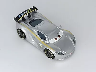 Disney Pixar Cars 2 Lewis Hamilton Silver Racer Series WGP Diecast 1:55 • £9