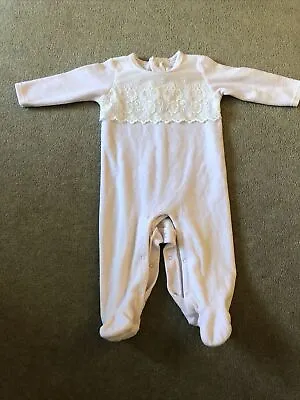 £5 • Buy Kyle And Deena Baby Girl Babygrow With Lace Detail, 6-9 Months
