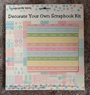 Decorate Your Own Scrapbook Pad - Papers & Die Cut Sheets • £0.75