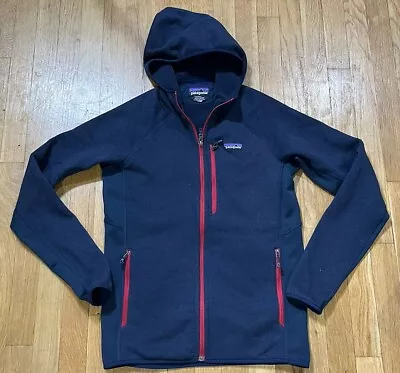 Patagonia Performance Better Sweater Hooded Men’s Small Navy Fleece • $89.99