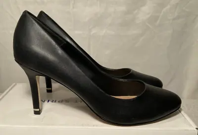 Call It Spring Womens Black Vegan High Heel Court Shoe  Odd Size UK 6 & UK 7 • £19.99