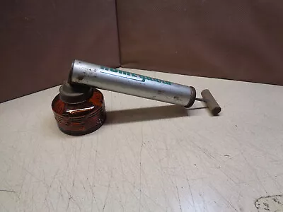 Vintage Homeguard Handheld Pump Sprayer Brown Glass Wood Handle • $4.99