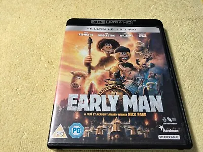 Early Man 4K Ultra HD/REGION B Blu-ray Claymation Wallace & Gromit Team Comedy • $19.99