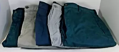 Lot Of Five Men's Pants Size 38 X 30 Various Colors Johnston Murphy • $44.95