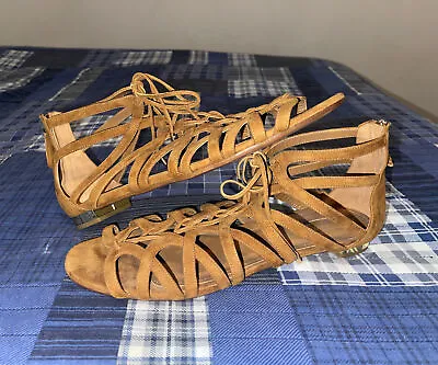 £266.81 • Buy Aquazzura Suede Gladiator Sandals Size 41