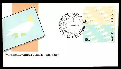 MayfairStamps Australia FDC 1985 Pair Vending Machine Folders First Day Cover Aa • $1