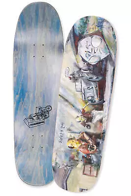 The Heated Wheel Neil Blender No Riders 9.25 Slick Shaped Skateboard Deck • $65