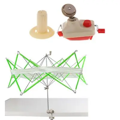 Professional Yarn Winder And Swift Set Yarn Fiber Wool Ball Winder Heavy • £22.70